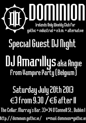 Dominion Debut for DJ Amarillys aka Angie