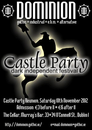 Castle Party Reunion in Dominion 10th of November 2012, DJs masLo aka Wojciech Czerwiński And Mariusz Pollack And Kitty L