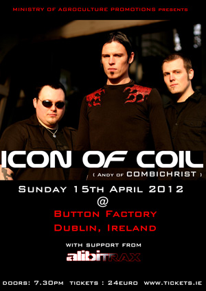 Icon Of Coil: the Button Factory, Curved St. 15/4/12